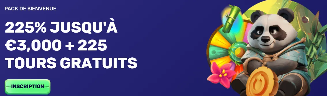 Bonus du Spinpanda Casino pour nouveaux joueurs et promotions en cours